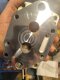 messingh�lse eingesetzt und eingeschlitzt wie original, oberfl�che mit poliertem rundmeissel speziell f�r aluminium mit 0,02 mm vorschub pro umdrehung in der drehbank geplant (2x 0,02 bis 0,03 mm abgenommen).